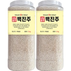 대한농산 통에담은 경기미 백진주 백미, 2개, 2kg