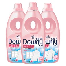 다우니 실내건조 플러스 초고농축 섬유유연제 플로럴 프레시 본품, 1.05L, 3개