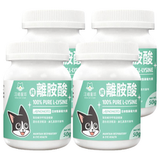 DOG CAT STAR 汪喵星球 100% PURE 離胺酸 Set，維持呼吸道健康，適用於成貓和幼貓, 呼吸/支氣管, 4罐
