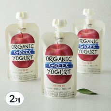 상하목장 유기농 인증 그릭 요거트 사과 & 케일, 120g, 3개입, 2개 360g, 2개