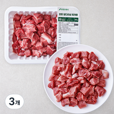 한돈 앞다리살 찌개용 (냉장), 500g, 3개
