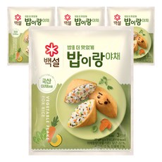 백설 밥이랑 야채, 27g, 4개