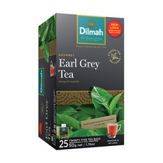 Dilmah 帝瑪 伯爵紅茶，百分之百純錫蘭茶，微妙平衡的醇厚風味, 2g, 25包, 1盒