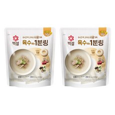백설 사골 육수에는 1분링, 200g, 2개
