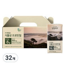 일일하우 더 맛있는 식물성 프로틴밀, 32개, 125ml