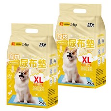 寵物尿布墊 加厚款,XL(60 x 90cm),25片,4包, XL(60 x 90cm)