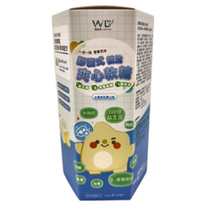 WD 膠囊式機能夾心軟糖 (益生菌+β-聚葡萄糖+五種植萃)，水蜜桃乳酪口味, 30顆, 3.6g, 1盒
