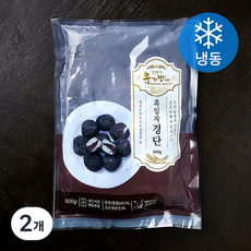 유기방아 흑임자경단 (냉동), 600g, 2개