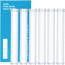 부케가르니 나드 퓨어워터 마이크로 샤워필터 6p, 1세트