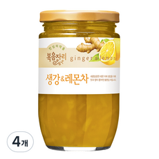 복음자리 생강 & 레몬차, 500g, 1개입, 4개