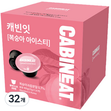 캐빈잇 복숭아 아이스티, 25g, 16개입, 2개