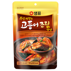 샘표 부산자갈치 고등어조림 양념, 1개, 150g