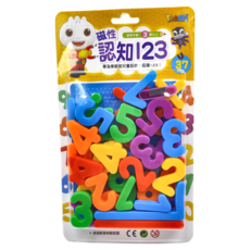 磁性認知123，3歲以上兒童適用，學齡前兒童設計，認知123, 1組, 37pcs