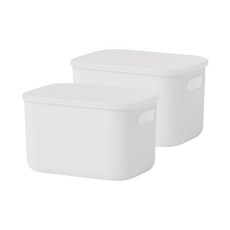 ROOM&HOME Any Pantry收納箱, 白色, 2個