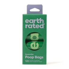 earth rated 寵物專用撿便袋補充包 120入, 單色, 8個
