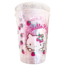 Hello Kitty 漱口杯2入組 (顏色隨機) 可愛卡通塑膠水杯, 2個