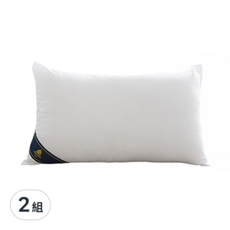 JAROI 舒眠獨立筒釋壓枕, 頂級羽絲絨填充, 50顆袋裝彈簧, 可調節高度, 柔軟Q彈, 支撐肩頸, 74 x 43cm, 2組