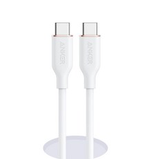 앤커 플로우 USB C to C타입 PD 고속충전 케이블 100W PPS호환, 90cm, 클라우드 화이트, 1개