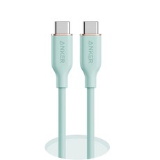 앤커 플로우 USB C to C타입 PD 고속충전 케이블 100W PPS호환, 90cm, 민트 그린, 1개