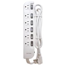 PHILIPS 飛利浦 6開6座延長線 CHP3460WA/96 547.8g, 1.8m, 白色, 1條