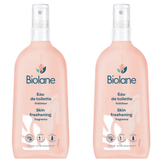 Biolane 法貝兒 清新淡雅香水，清新柑橘花香味，消除異味，無添加化學成分，適用於一般至乾性膚質, 200ml, 2瓶