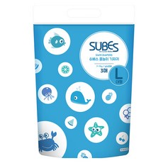 SUBES 游泳尿布褲/尿布, L, 3片