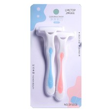 하이어리 여성용 휴대용 면도기 부드러운 제모기 타입 3, 2개입, 1개