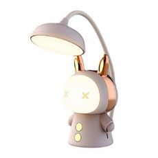 Yiyang USB萌兔兩用四檔LED檯燈, 萌兔檯燈, LED檯燈, 紫兔