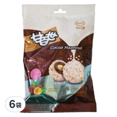 KAISER 甘百世 榛果 白牛奶, 78g, 6袋