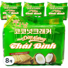 타이 빈 다낭 코코넛크래커, 180g, 8개