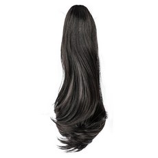 하이유니 네츄럴 웨이브펌 숏 포니테일 부분가발