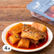 도들샘 고등어조림, 550g, 4개