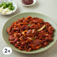 성화푸드 달수 양념 오리주물럭, 500g, 2개
