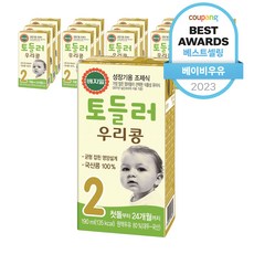 베지밀 토들러 우리콩 2단계 유아식 두유 190ml, 원액두유, 16개