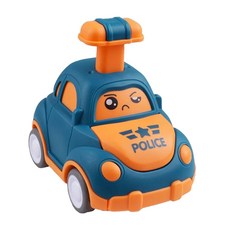 萌趣按壓滑行車 兒童迴力車 - 太空雞/萌萌鴨/小螃蟹/小汽車, 顏色隨機, 1組