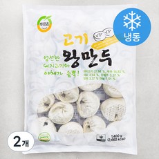 푸르온 고기 왕만두 (냉동), 1400g, 2개