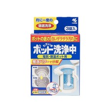 小林製藥 熱水壺用清潔發泡錠, 25公克 x 3入, 強力發泡, 清潔除菌, 75g, 1盒