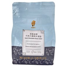 H&C 正慧食品 深黑苦甜巧克力風味水滴型，500g, 1包
