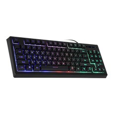 앱코 HACKER K150 텐키리스 레인보우 LED 게이밍 멤브레인 유선 키보드 - 이미지 4