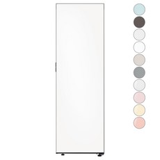 [색상선택형] 삼성전자 비스포크 키친핏 1도어 냉장고 좌열림 409L 방문설치, RR40C7905AP