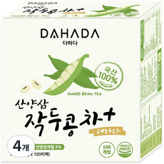 다하다 산양삼 작두콩차 더하다, 1.1g, 4개, 100개입