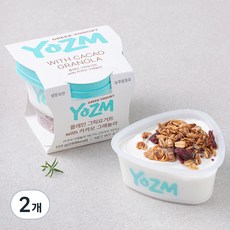 요즘 플레인 그릭요거트 with 카카오그래놀라, 120g, 2개