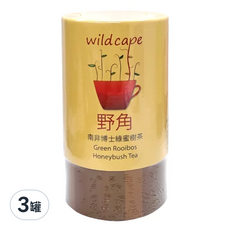 wild cape 野角 南非博士綠蜜樹茶, 2.5公克x40茶包, 2.5g, 40入, 3罐