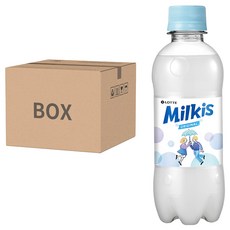 LOTTE 樂天 Milkis 優格風味碳酸飲料300ml*24瓶/箱, 300ml