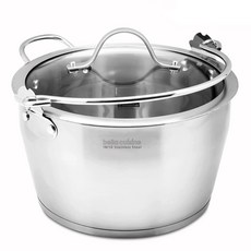 bella cuisine Jampot 不鏽鋼燉煮鍋, 9L, 18/10不鏽鋼, 28cm, 單色, 1組