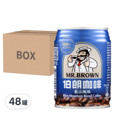 金車 MR.BROWN 伯朗咖啡 藍山風味,240ml,48罐