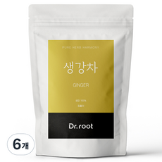 닥터루트 생강 삼각티백, 6개, 25개입, 1.2g