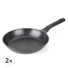 키친아트 인덕션 꼬뜨 실버 프라이팬, 30cm, 2개 2개, 30 cm