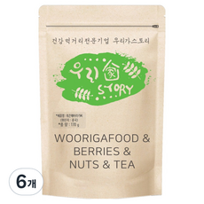 우리가스토리 껍질 해바라기씨, 170g, 6개