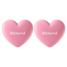 lilybyred 甜美心型腮紅膏 3.5g, 02 清純光, 2個